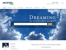 Tablet Screenshot of jamielewisrealestate.com